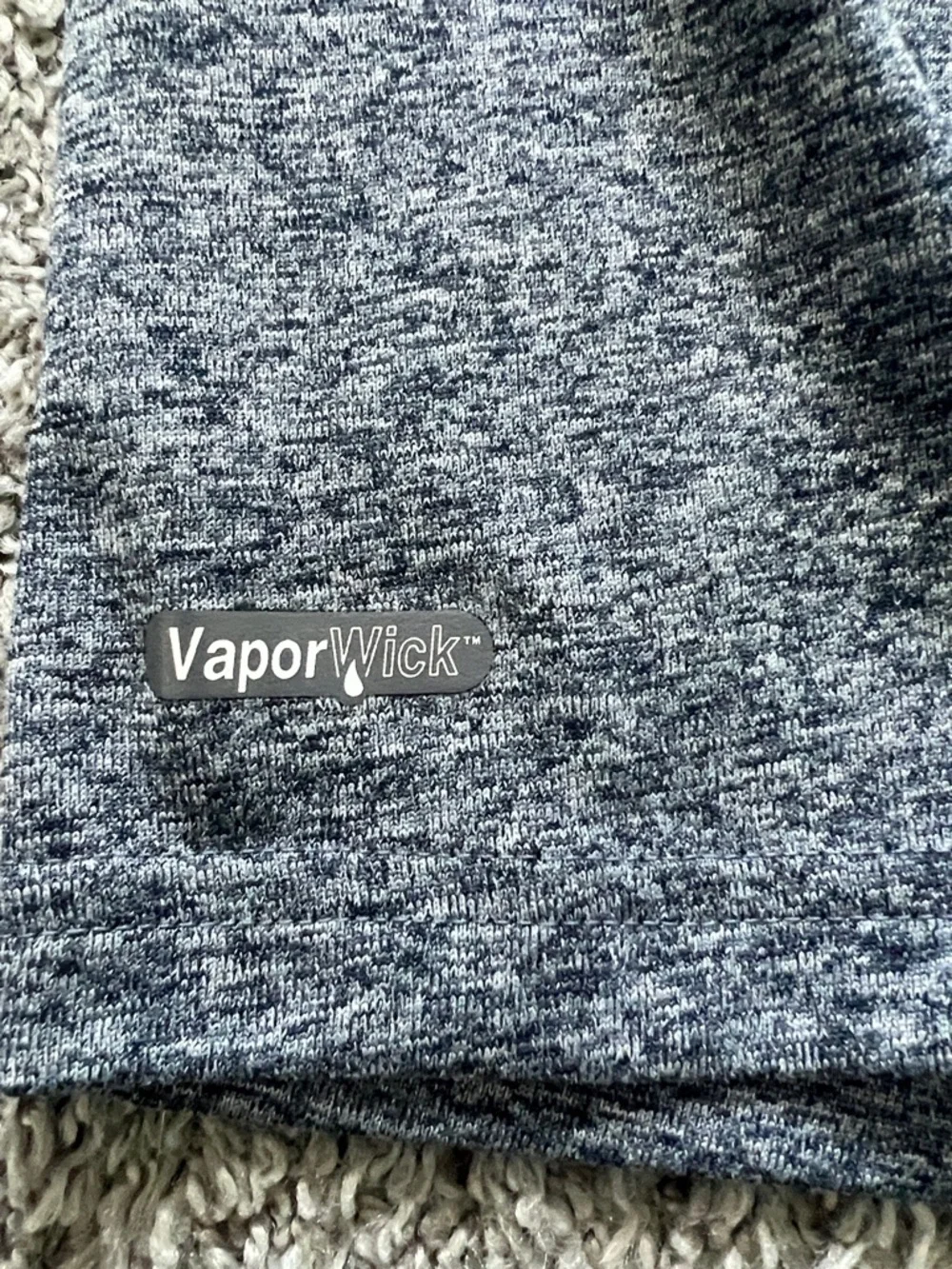 The North Face Men’s Short-Sleeve VaporWick Heathered Gray Crew Tee - Size XL